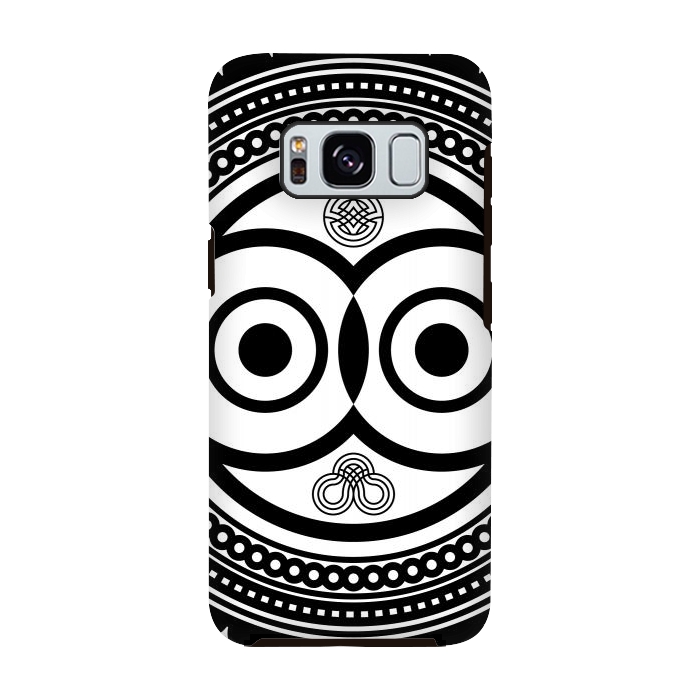 Galaxy S8 StrongFit zentangle with owl by TMSarts