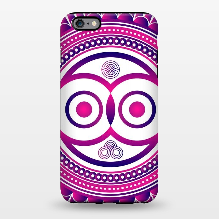 iPhone 6/6s plus StrongFit pink mandala owl by TMSarts