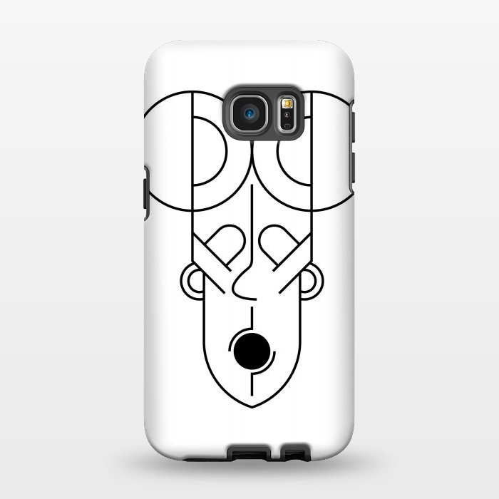 Galaxy S7 EDGE StrongFit aztec human face by TMSarts