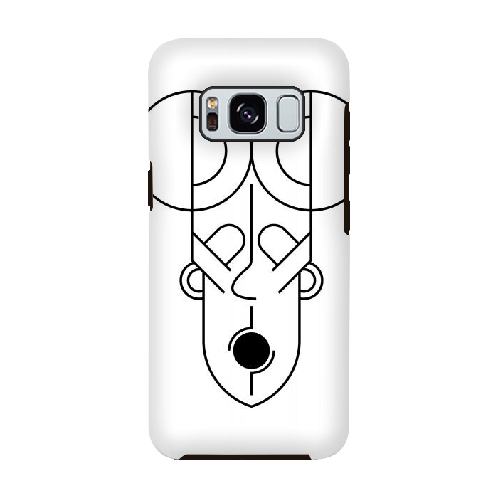 Galaxy S8 StrongFit aztec human face by TMSarts