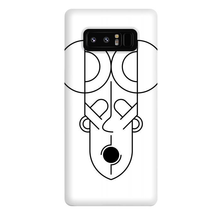 Galaxy Note 8 StrongFit aztec human face by TMSarts