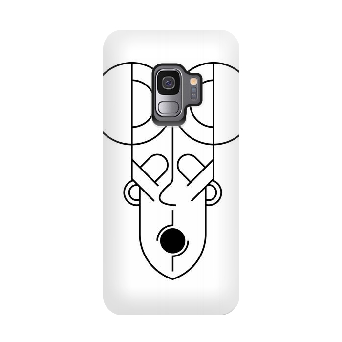 Galaxy S9 StrongFit aztec human face by TMSarts