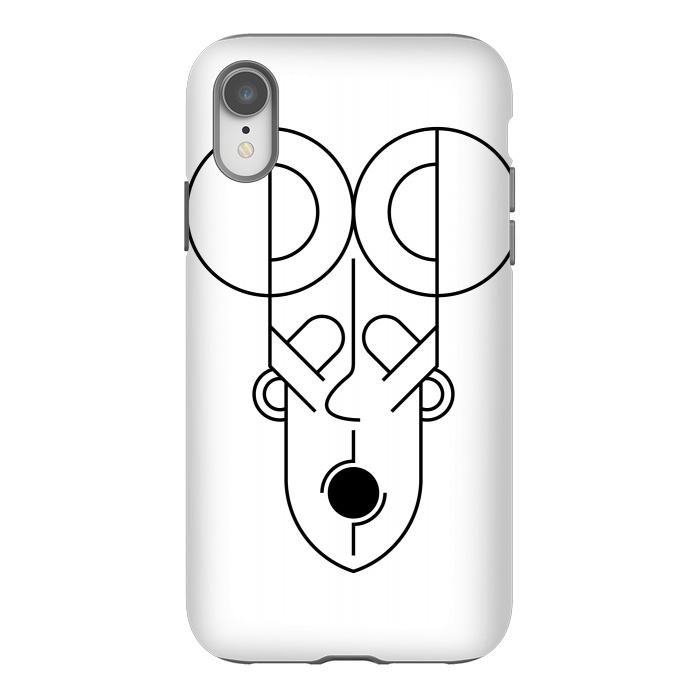 iPhone Xr StrongFit aztec human face by TMSarts