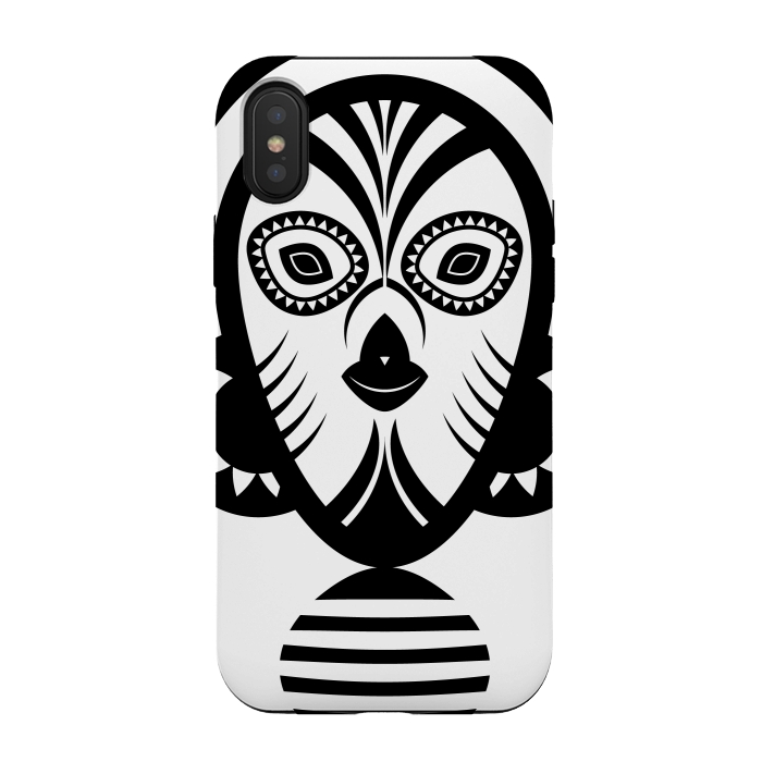 iPhone Xs / X StrongFit african inca mask by TMSarts