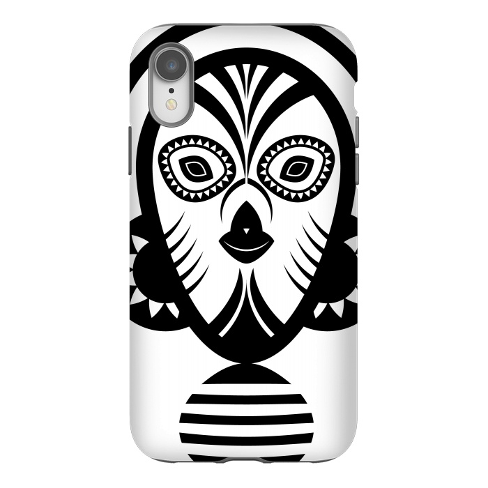 iPhone Xr StrongFit african inca mask by TMSarts