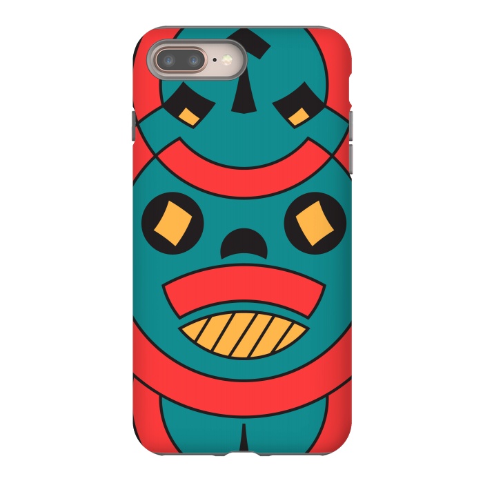iPhone 7 plus StrongFit tribal horror by TMSarts