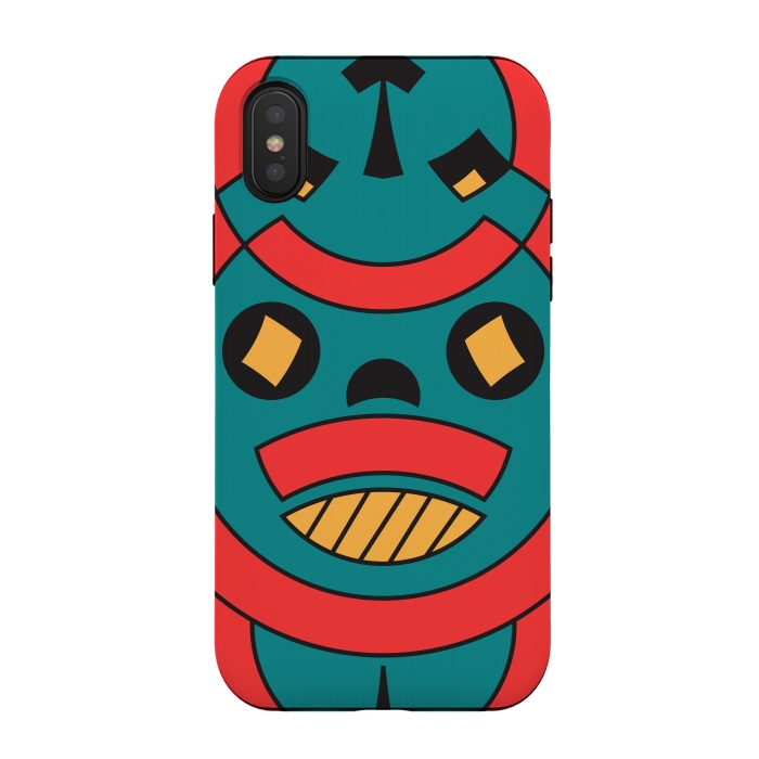 iPhone Xs / X StrongFit tribal horror by TMSarts
