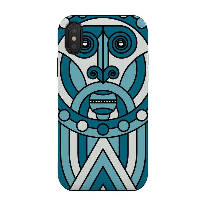 iPhone Xs / X StrongFit maasai lion head by TMSarts