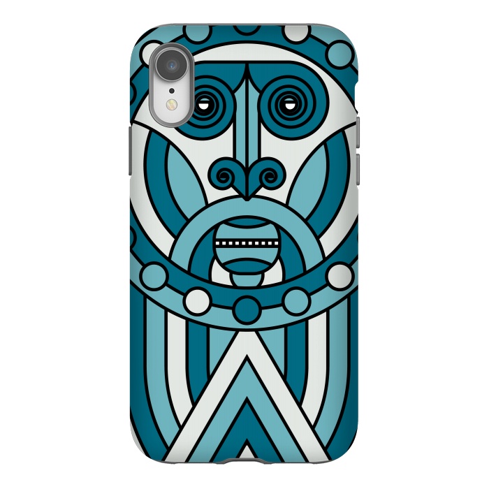 iPhone Xr StrongFit maasai lion head by TMSarts