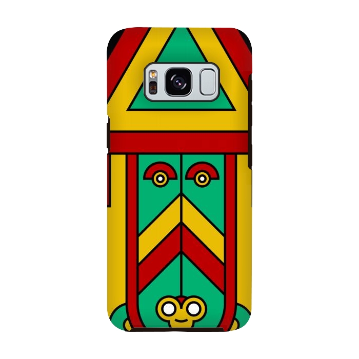 Galaxy S8 StrongFit colorful aztec tribal by TMSarts
