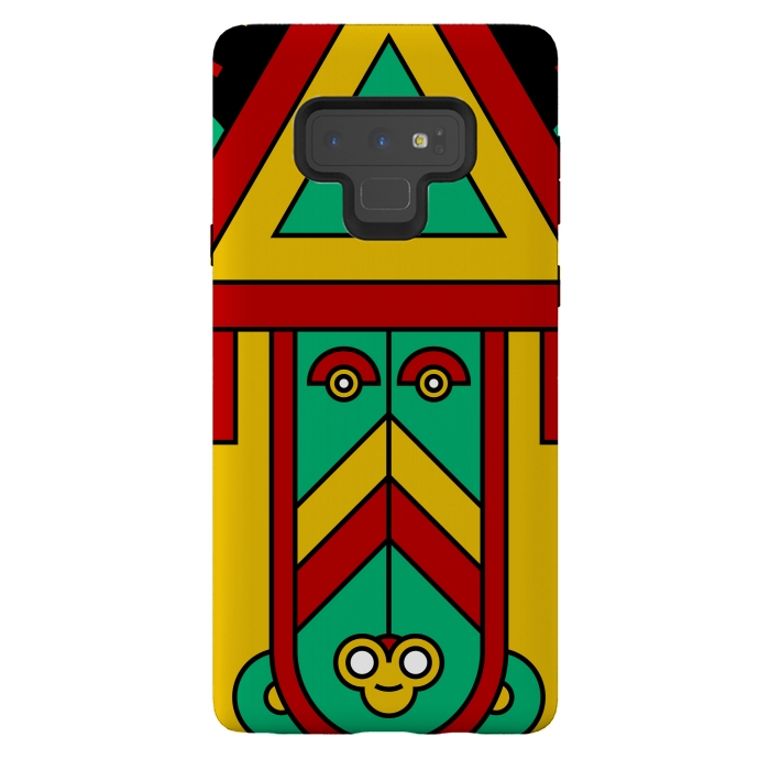 Galaxy Note 9 StrongFit colorful aztec tribal by TMSarts