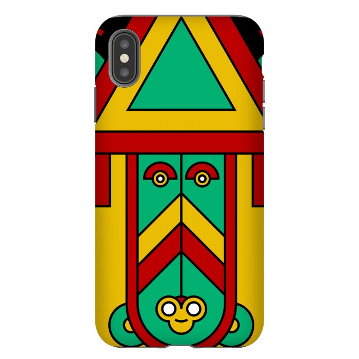 iPhone Xs Max StrongFit colorful aztec tribal by TMSarts