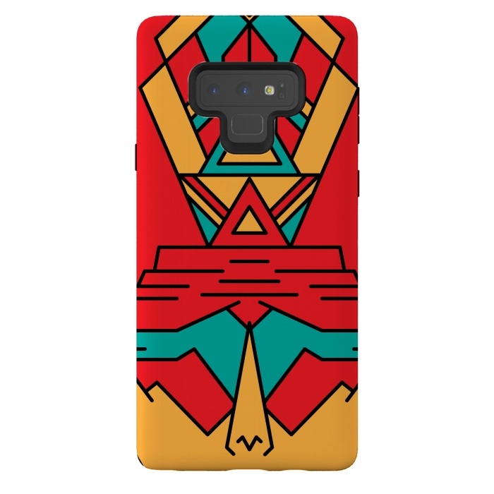 Galaxy Note 9 StrongFit hawaiian aztec by TMSarts