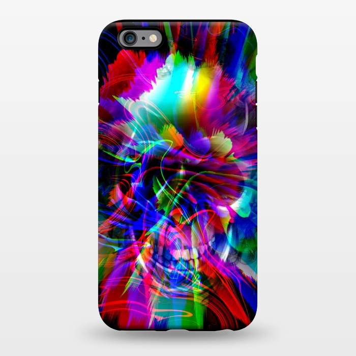 iPhone 6/6s plus StrongFit Glitch skull by haroulita