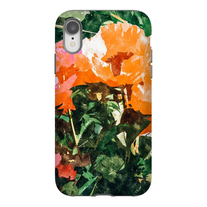 iPhone Xr StrongFit Blossoming Florals by Uma Prabhakar Gokhale