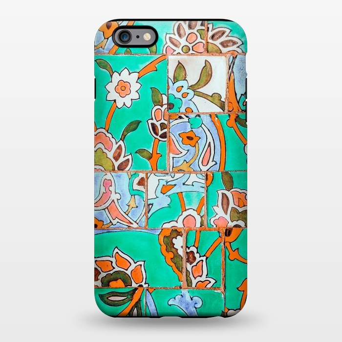 iPhone 6/6s plus StrongFit Floral Morocco by Uma Prabhakar Gokhale