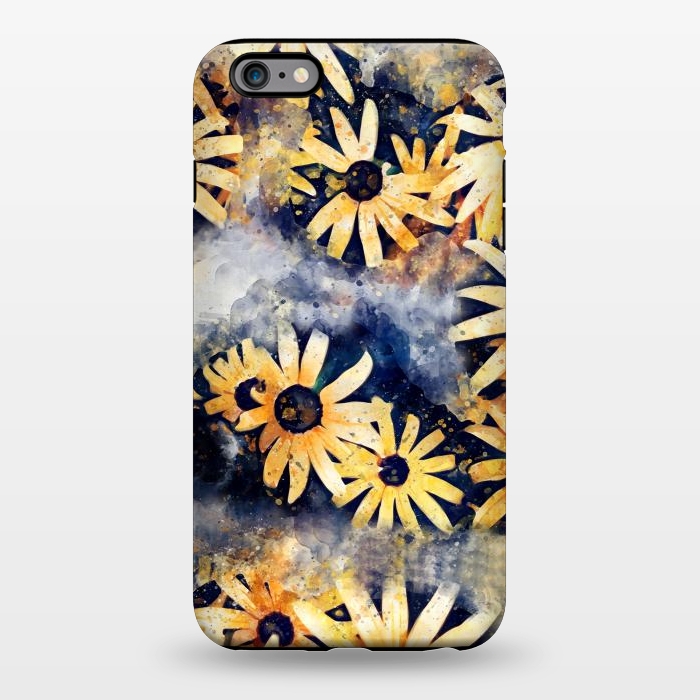 iPhone 6/6s plus StrongFit Yellow Floral by Creativeaxle