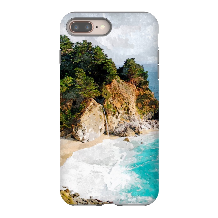 iPhone 7 plus StrongFit Silent Island by Creativeaxle