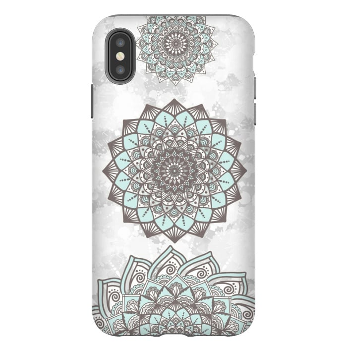 iPhone Xs Max StrongFit Flower mandalas by Jms