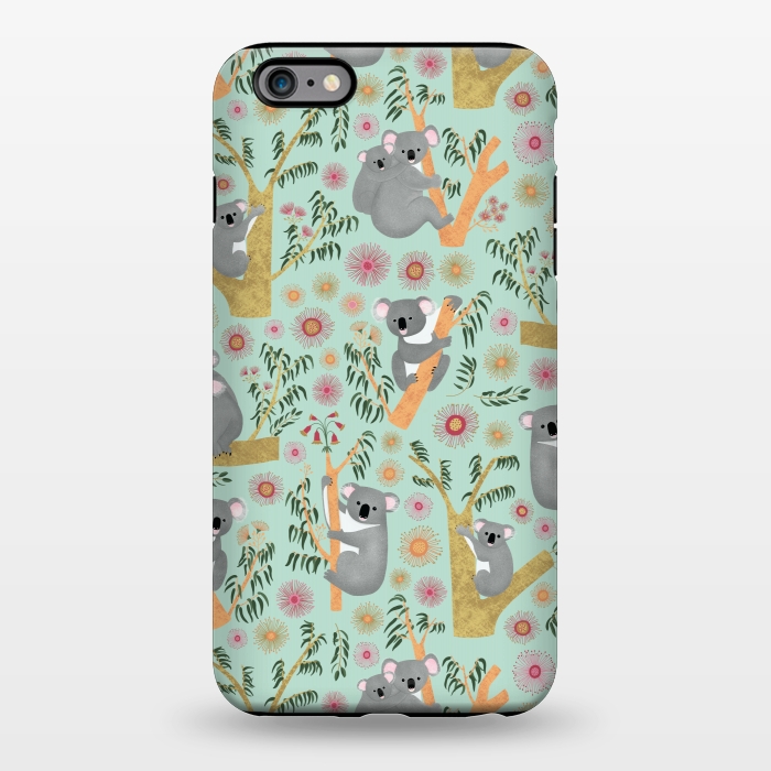 iPhone 6/6s plus StrongFit Cute Koalas in trees by Portia Monberg