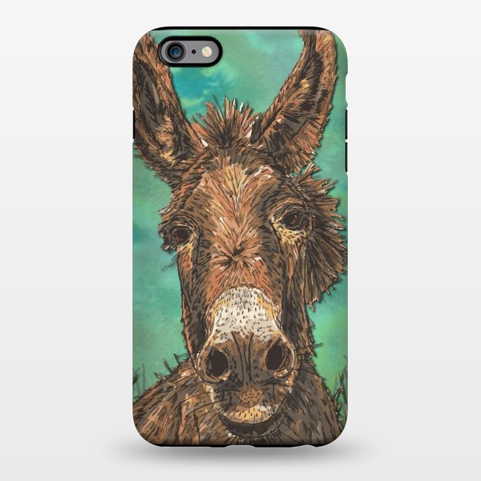 iPhone 6/6s plus StrongFit Little Brown Donkey by Lotti Brown