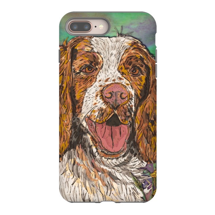 iPhone 7 plus StrongFit Spaniel by Lotti Brown