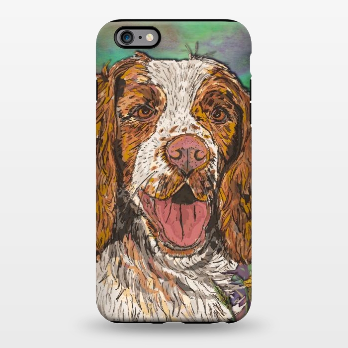 iPhone 6/6s plus StrongFit Spaniel by Lotti Brown