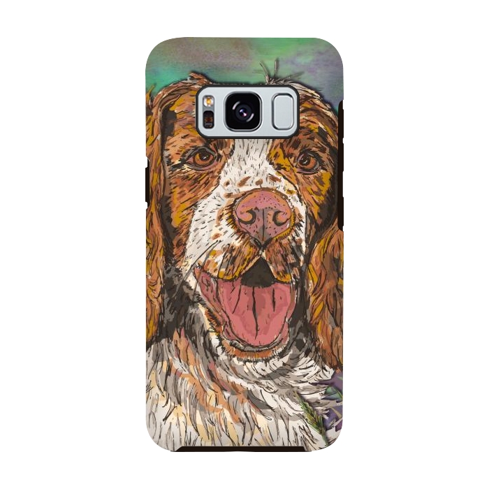 Galaxy S8 StrongFit Spaniel by Lotti Brown