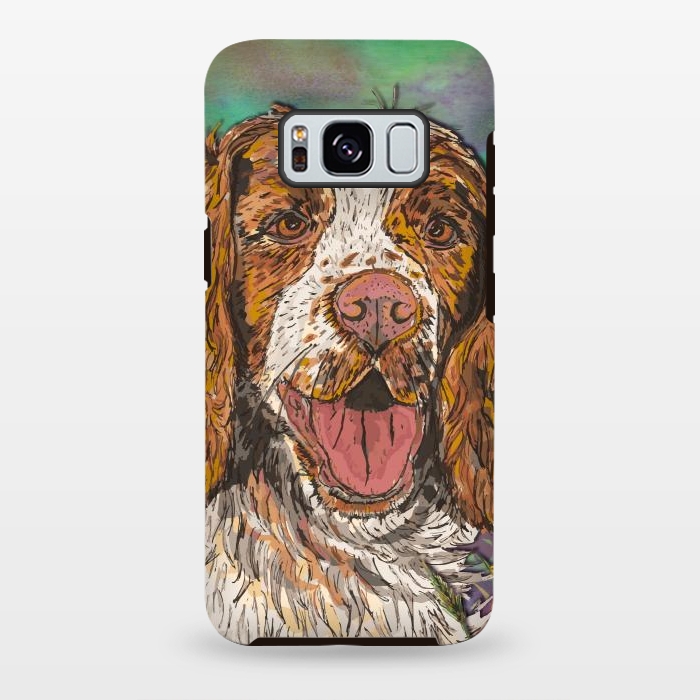 Galaxy S8 plus StrongFit Spaniel by Lotti Brown