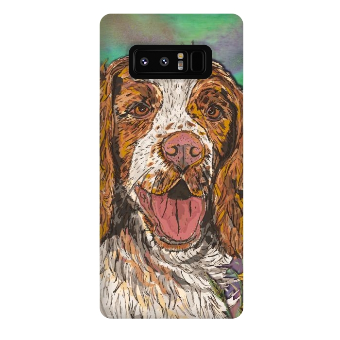 Galaxy Note 8 StrongFit Spaniel by Lotti Brown
