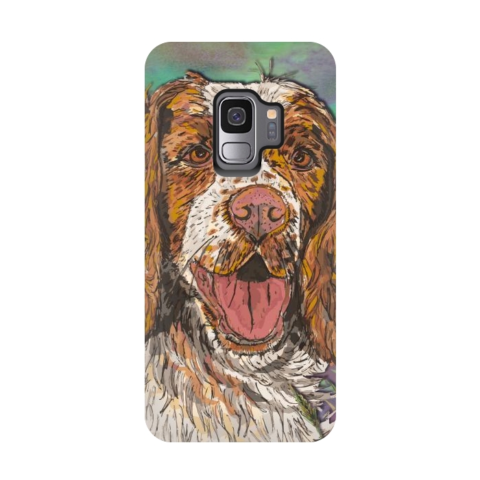 Galaxy S9 StrongFit Spaniel by Lotti Brown