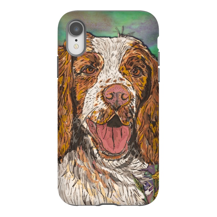 iPhone Xr StrongFit Spaniel by Lotti Brown