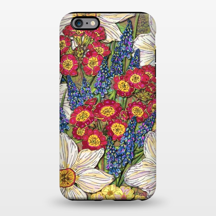iPhone 6/6s plus StrongFit Spring Flowers by Lotti Brown