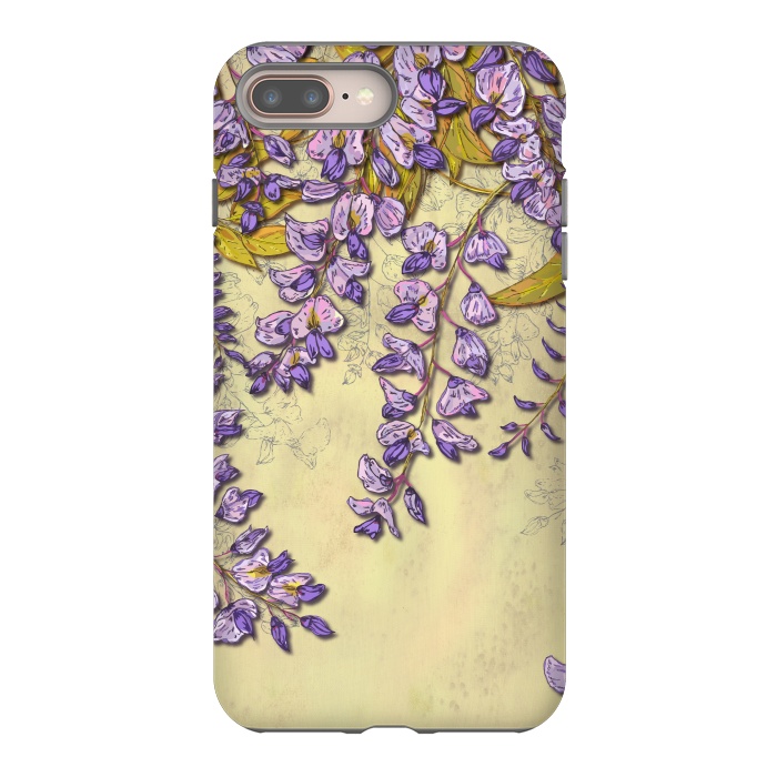 iPhone 7 plus StrongFit Wisteria by Lotti Brown