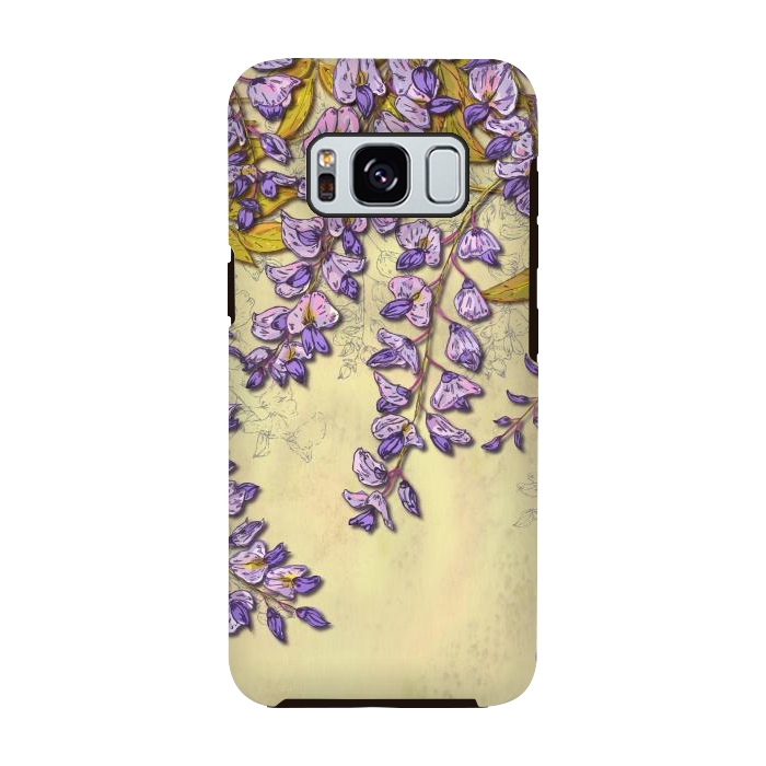 Galaxy S8 StrongFit Wisteria by Lotti Brown