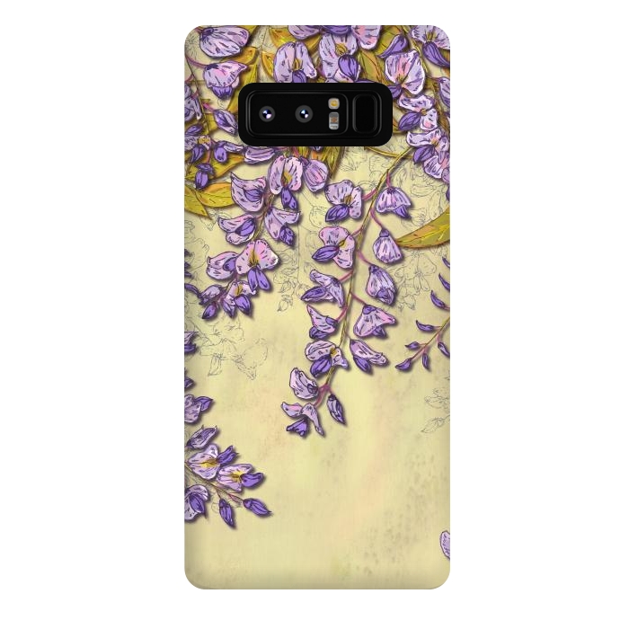 Galaxy Note 8 StrongFit Wisteria by Lotti Brown