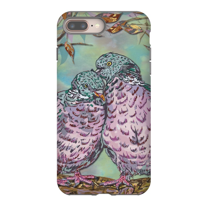 iPhone 7 plus StrongFit Loving Ring Doves by Lotti Brown