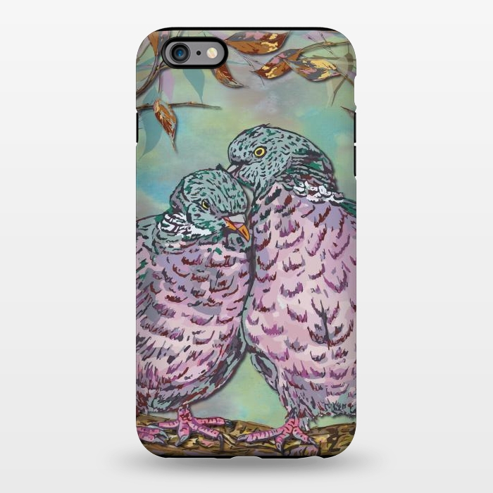 iPhone 6/6s plus StrongFit Loving Ring Doves by Lotti Brown