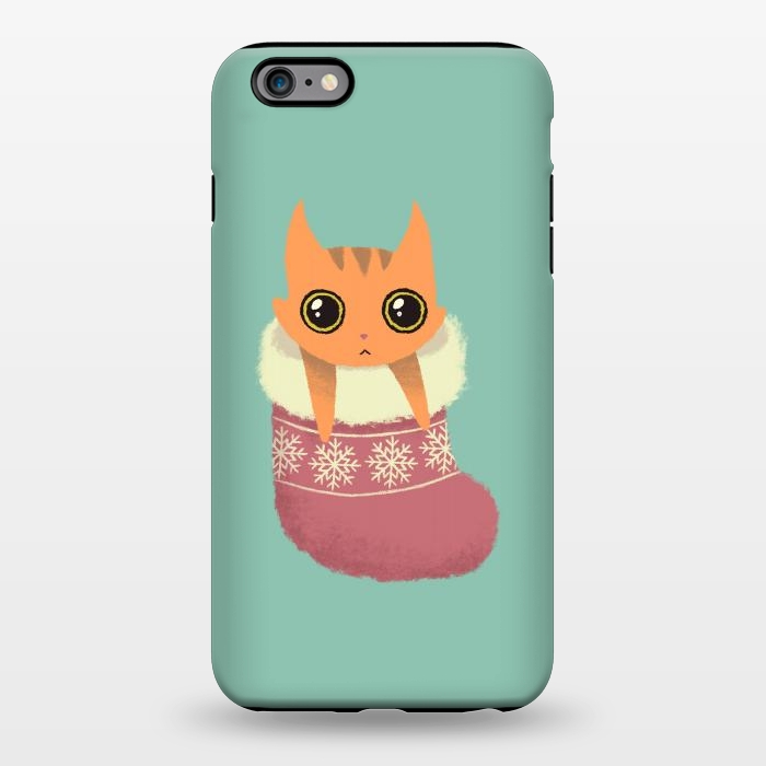 iPhone 6/6s plus StrongFit Kitty xmas stocking by Laura Nagel