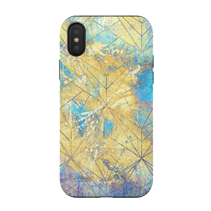 iPhone Xs / X StrongFit Abstract Painting IX by Art Design Works