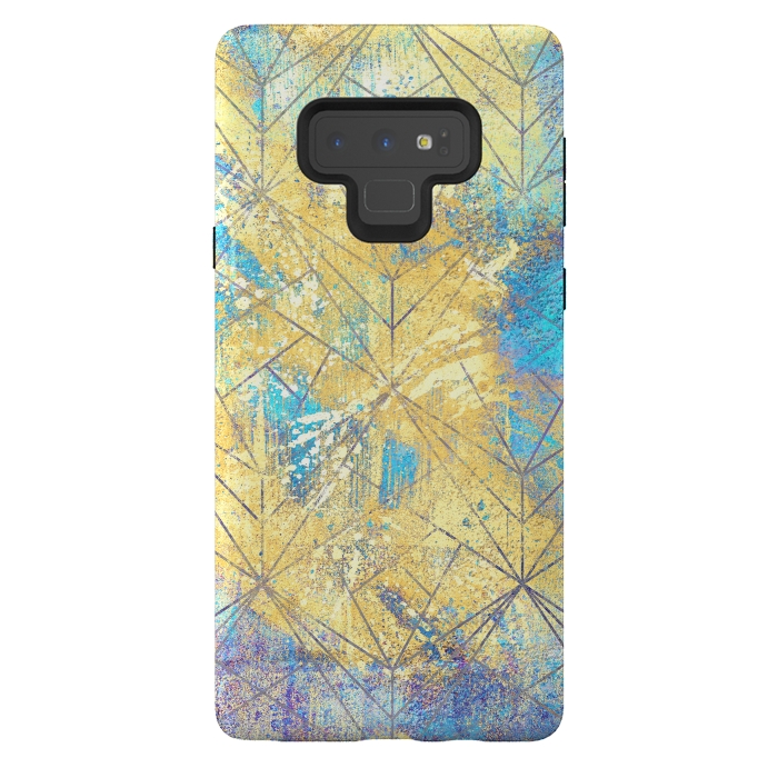 Galaxy Note 9 StrongFit Abstract Painting IX by Art Design Works