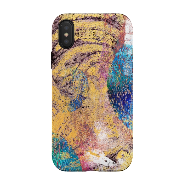 iPhone Xs / X StrongFit Abstract Painting X by Art Design Works