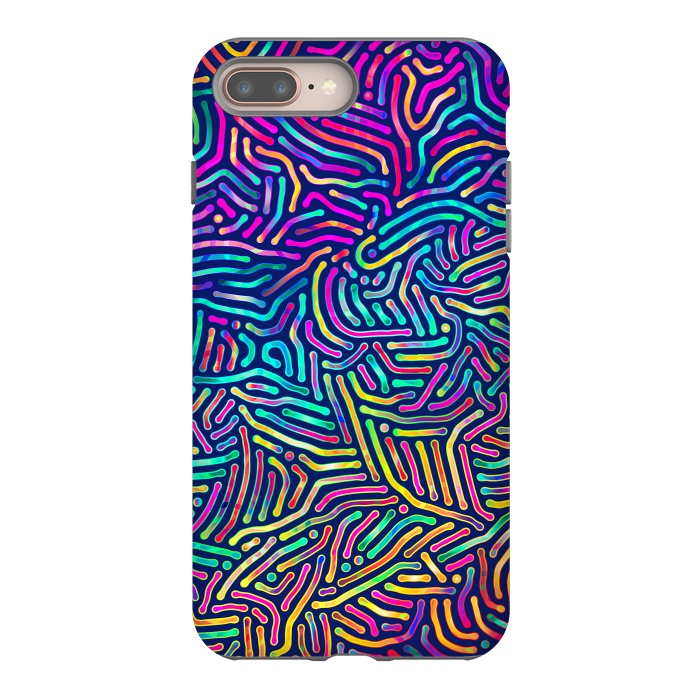 iPhone 7 plus StrongFit Colorful Puzzle Pattern by Art Design Works