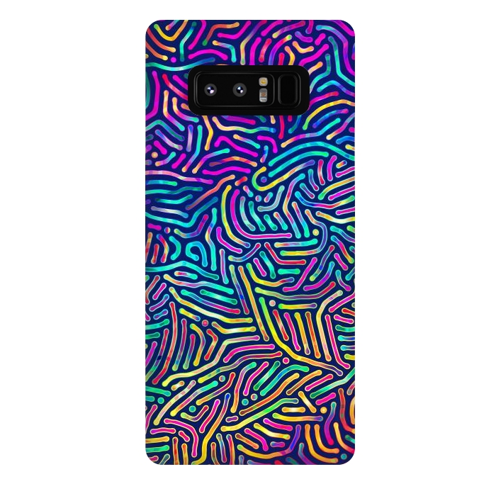 Galaxy Note 8 StrongFit Colorful Puzzle Pattern by Art Design Works