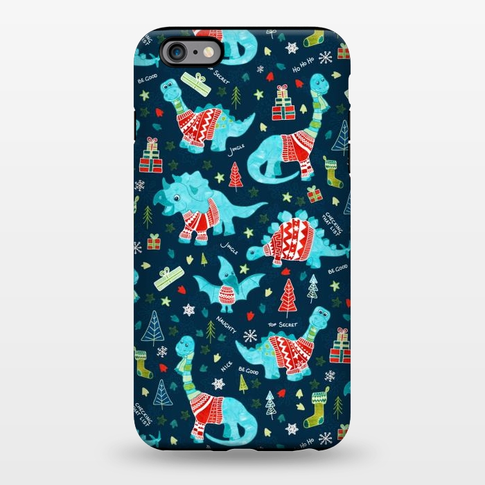 iPhone 6/6s plus StrongFit Dinosaurs in Sweaters by gingerlique