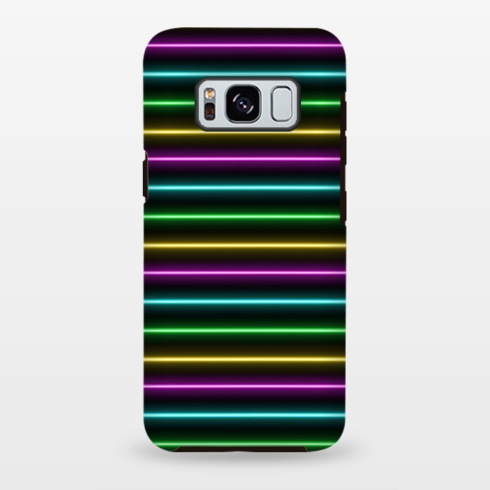 Galaxy S8 plus StrongFit Neon by Laura Nagel