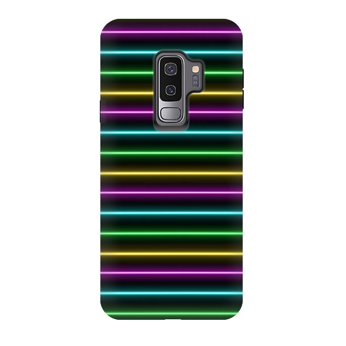 Galaxy S9 plus StrongFit Neon by Laura Nagel