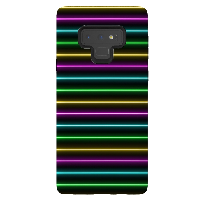 Galaxy Note 9 StrongFit Neon by Laura Nagel
