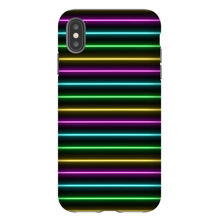 iPhone Xs Max StrongFit Neon by Laura Nagel