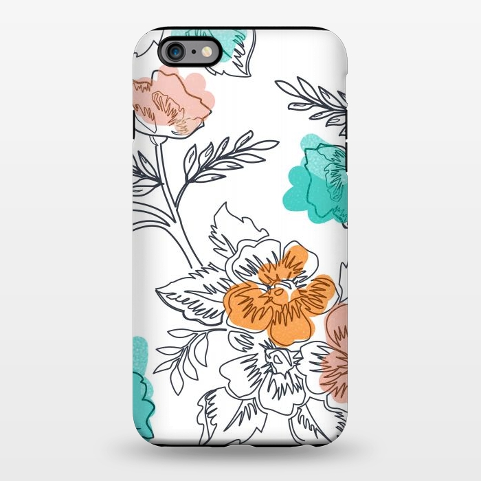 iPhone 6/6s plus StrongFit Floral Thoughts by Uma Prabhakar Gokhale